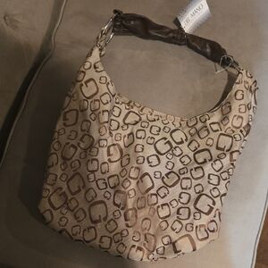 Brown Patterned Women's Bag